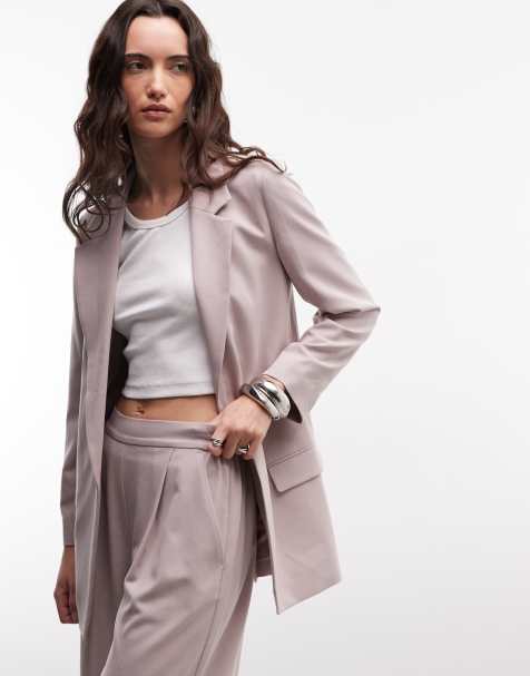 AllSaints - Americana de sastre lila Aleida - view 1