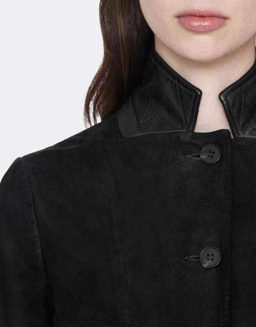 AllSaints - americana negra Surveya, 3 de 7