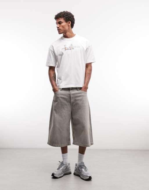 AllSaints Angelino short sleeve graphic logo t-shirt in white, 2 of 5