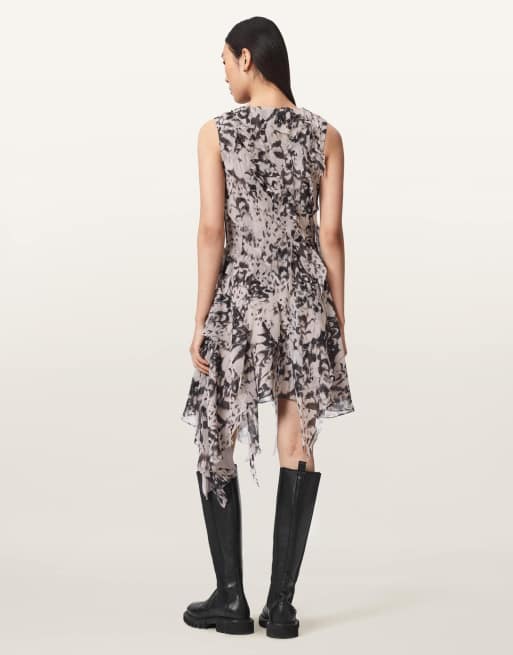 AllSaints – Angie – Kleid in Wing Chalk White, 5 von 6