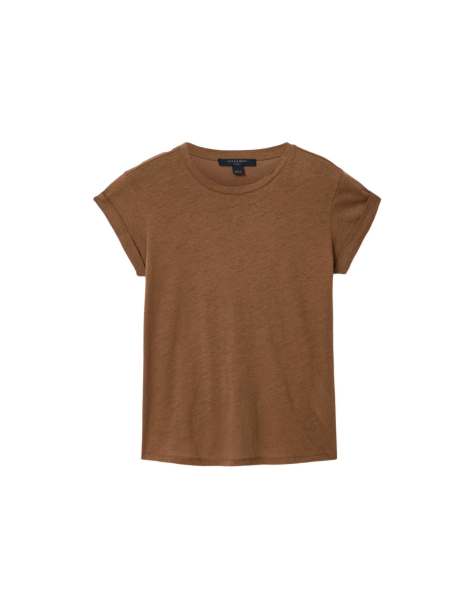 AllSaints - Anna - T-shirt in karamelbruin - view 1