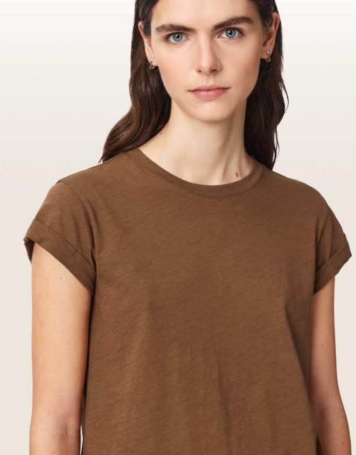 AllSaints – Anna – T-Shirt in Karamellbraun, 6 von 7