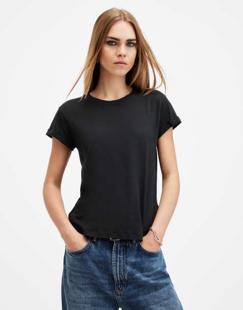 AllSaints – Anna – T-Shirt in Schwarz - view 1