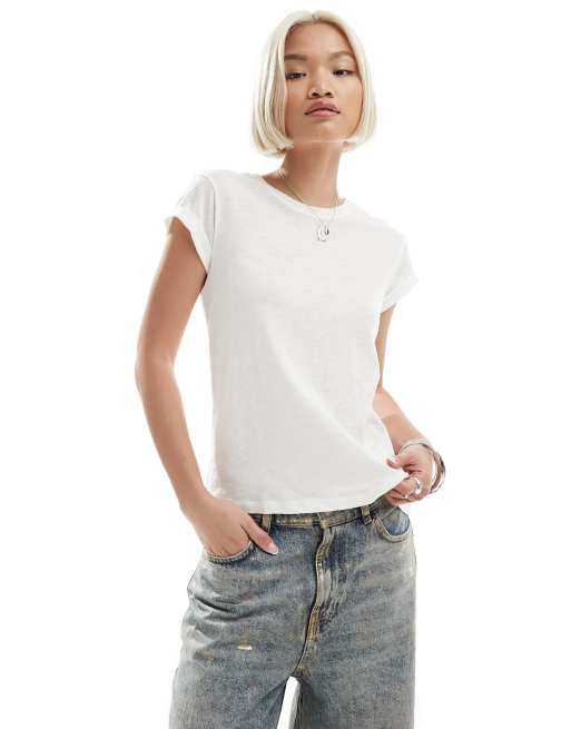 AllSaints Anna t-shirt in white | ASOS