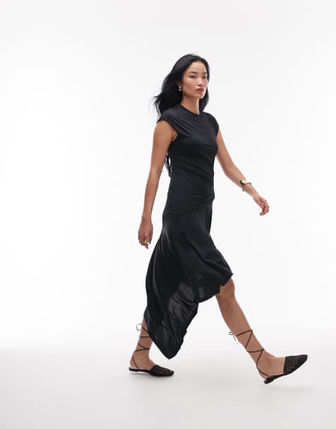 AllSaints Annalie dress in black - view 1