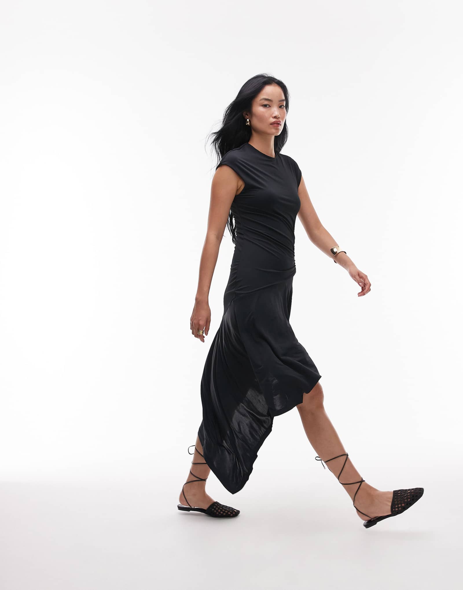 Платье AllSaints Annalie в черном цвете