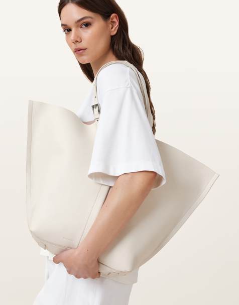 AllSaints - Ara E/W - Sac cabas - Blanc bouleau - view 1