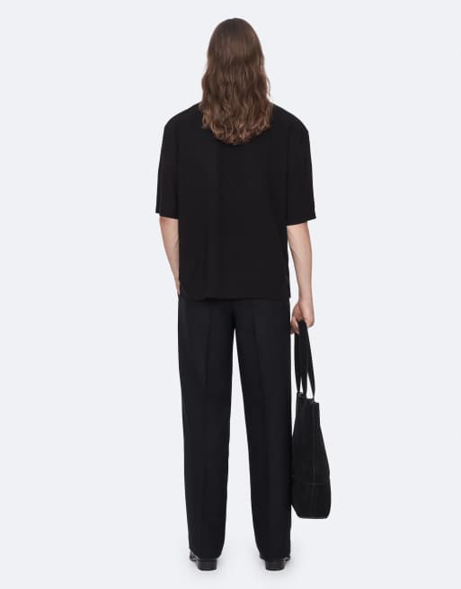 AllSaints Archer chemise à manches courtes noire, 4 de 7