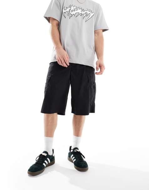 AllSaints Ardy cargo shorts in black - view 1