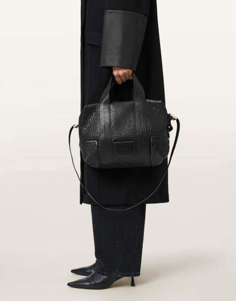 AllSaints – Ares G Compact – Umhängetasche in Schwarz - view 1