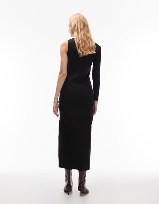 Allsaints Ari Dress With Cutout In Black ASOS