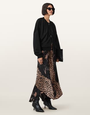 AllSaints - Arleen - Rock in Petra-Schwarz