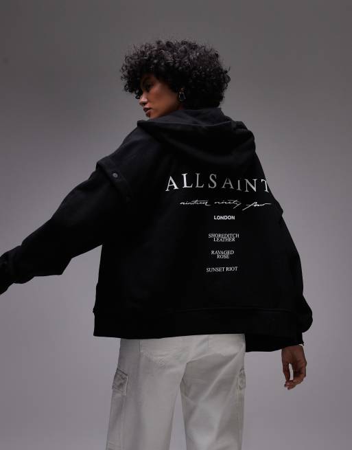 AllSaints - Aroma Amphia - Hoodie in zwart