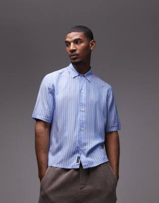AllSaints - Arran - Chemise - Bleu