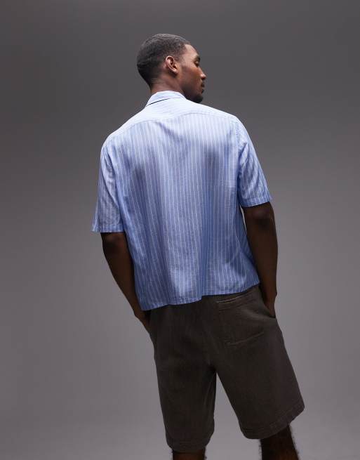 Allsaints arran shirt in areo blue | ASOS