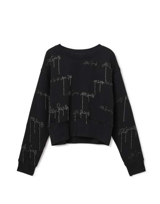 AllSaints - As Emb Separo - Sweat - Noir, 2 de 6