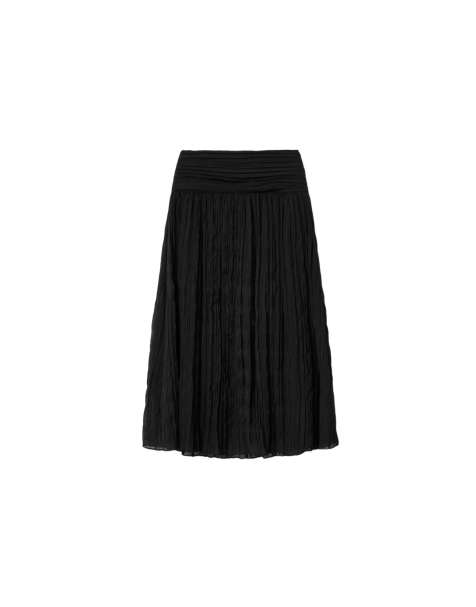 AllSaints – Asal – Maxirock in Schwarz - view 1