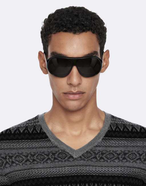 AllSaints Ash V-Ausschnitt in Grau, 5 von 7