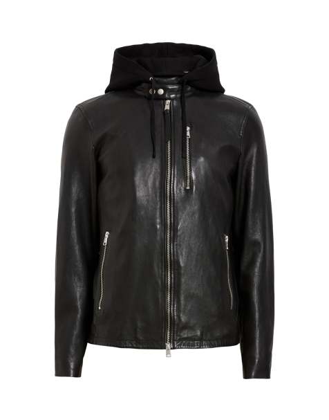 AllSaints – Ashton – Jacke in Schwarz - view 1