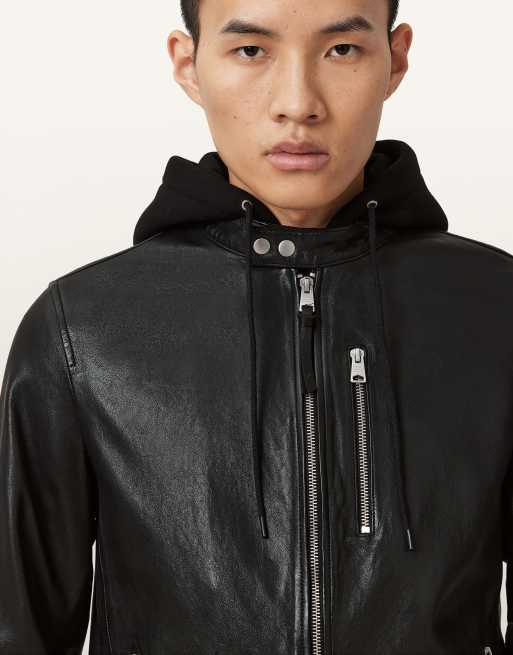 AllSaints – Ashton – Jacke in Schwarz, 5 von 6