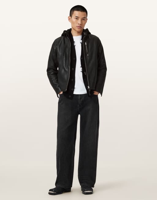 AllSaints – Ashton – Jacke in Schwarz, 6 von 6