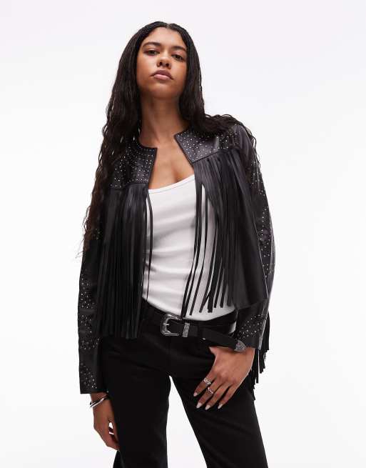 Allsaints asta jacket in black