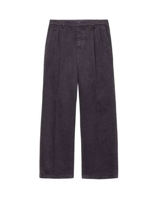 AllSaints Aston Wide-Chino in Anthrazitschwarz, 2 von 6