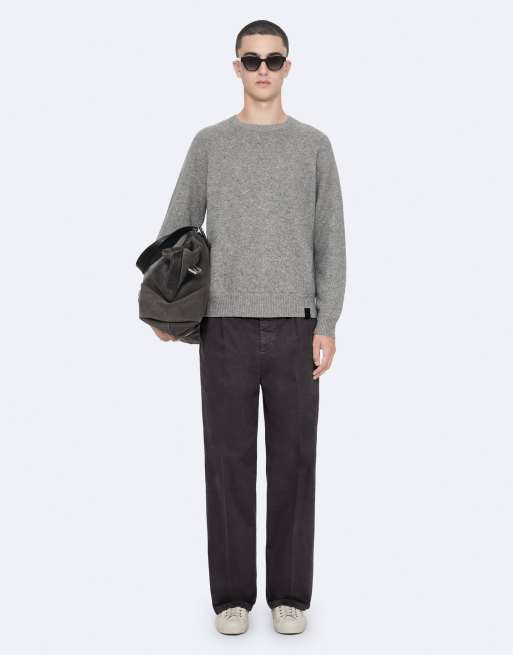 AllSaints Aston Wide-Chino in Anthrazitschwarz, 3 von 6