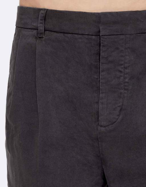 AllSaints Aston Wide-Chino in Anthrazitschwarz, 5 von 6