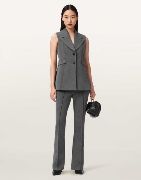 AllSaints – Astra – Hose in Grau - view 1