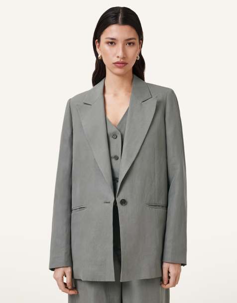 AllSaints - Averie - Blazer in grijs - view 1