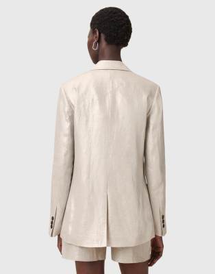 Allsaints Averie Metallic Tailored Blazer