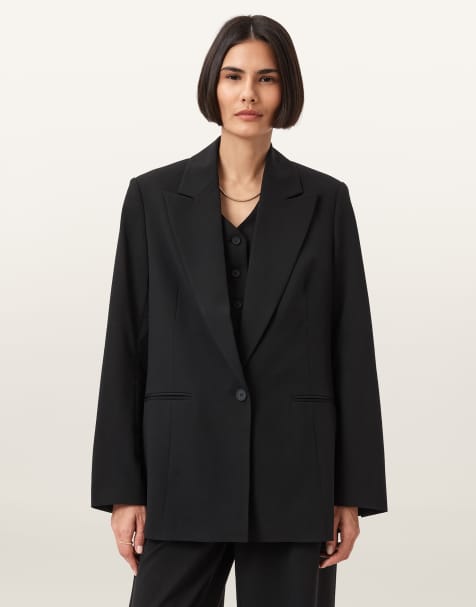 AllSaints – Averie Tri – Blazer in Schwarz - view 1