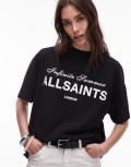 [AllSaints] AllSaints avri tee in black 14 black