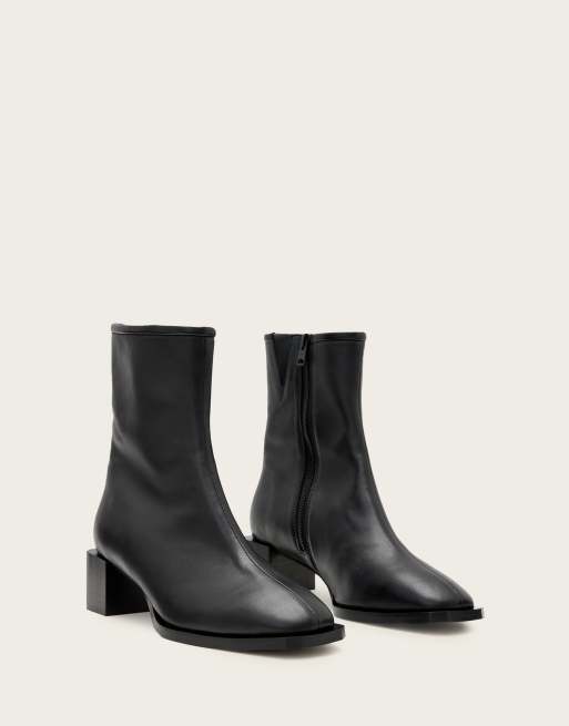 AllSaints – Avril – Stiefel in Schwarz