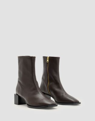AllSaints - Avril - Stiefel in Schwarz