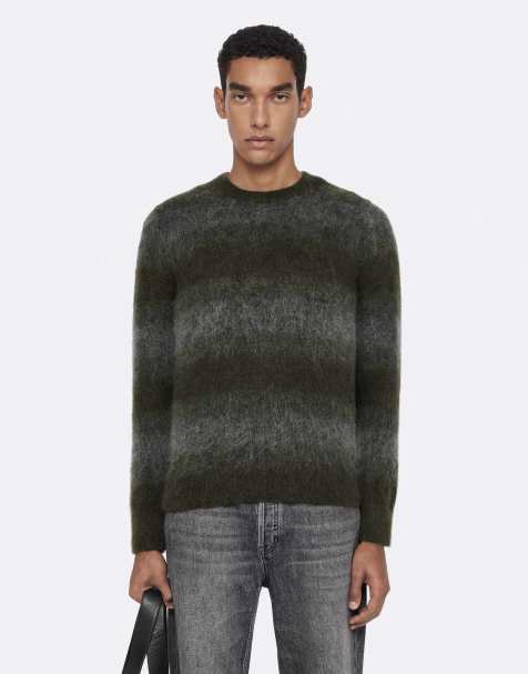 AllSaints Axe de cuello redondo en verde - view 1