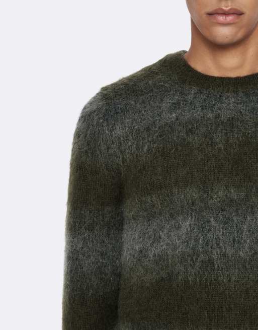 AllSaints Axe de cuello redondo en verde, 6 de 7