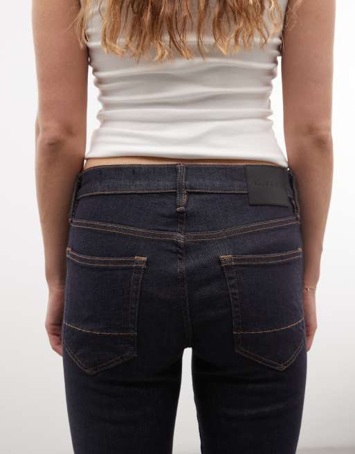 AllSaints Axis jeans in denim a gamba ampia con pieghe neri, 4 di 5