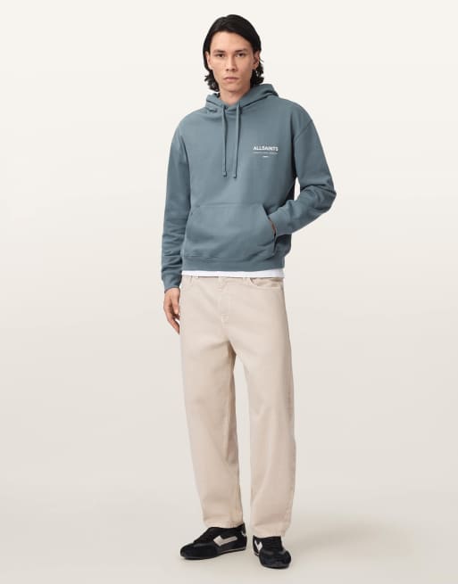 AllSaints - Backstage OTH - Hoodie in maanblauw, 5 van 7