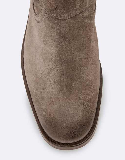 AllSaints Bailey Stiefel aus Wildleder in Karoo-Braun, 3 von 6