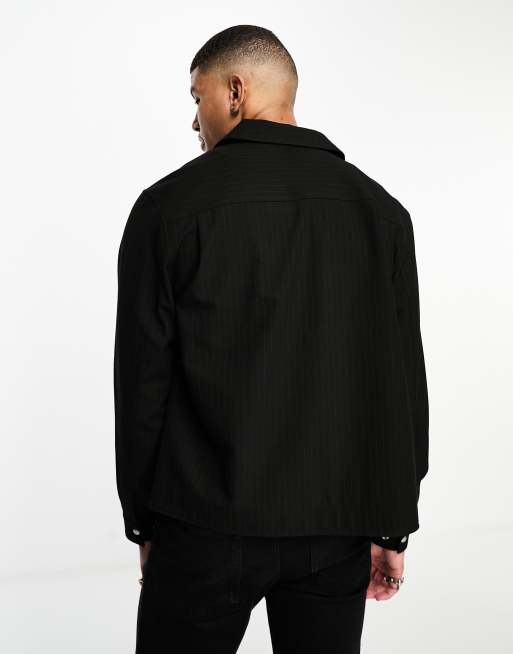 AllSaints Barrow jacket in black