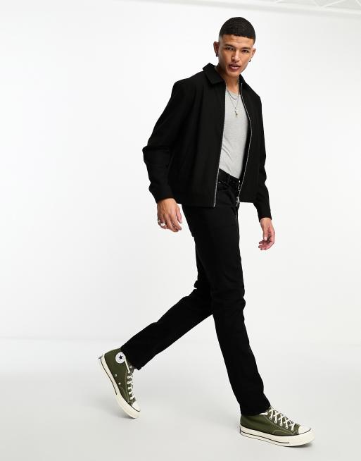 AllSaints Barrow jacket in black