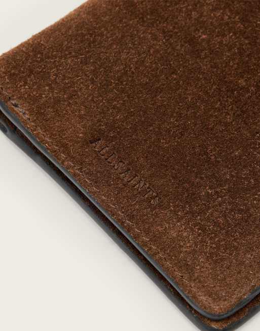 AllSaints Bartletts leather wallet in washed brown, 3 of 3