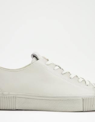 allsaints base leather sneaker