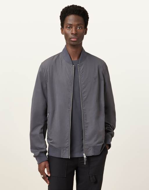 AllSaints - Bassett - Bomber - Gris pilier