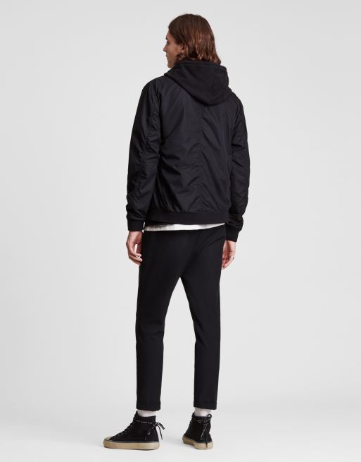 AllSaints bassett bomber in black | ASOS