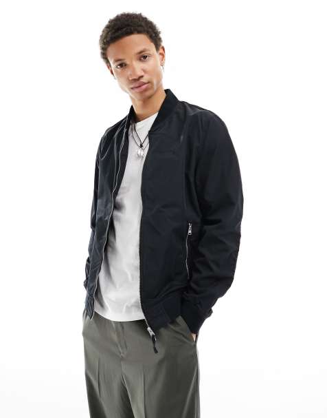 Gotcha mens heavy hot sale bomber jacket charcoal