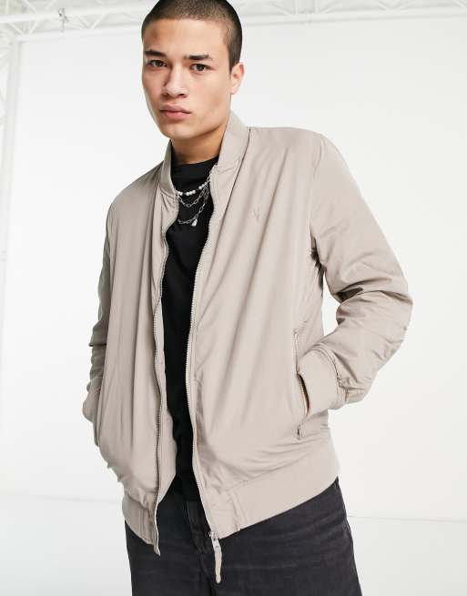 All saints 2024 grey bomber jacket