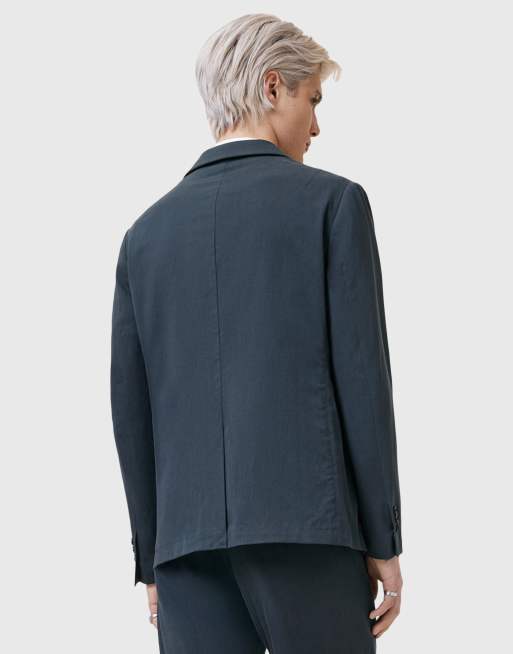 AllSaints - Bay - Blazer - Bleu ardoise, 3 de 5